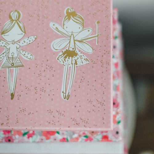Gift boxes 8 pcs. set fairy flowers