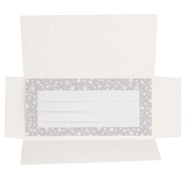 Gift envelope stars white