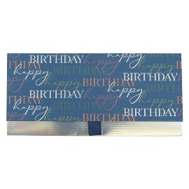 Gift envelope happy birthday indigo