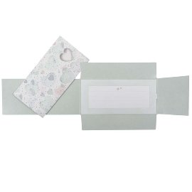 Gift envelope hearts white