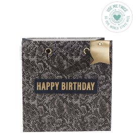 Gift bag happy birthday snake