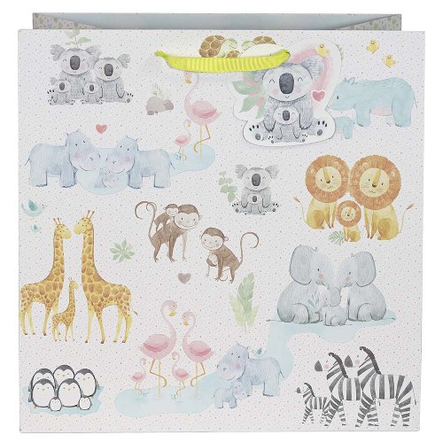 Gift bag baby animals XL