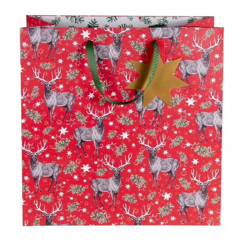 Gift bag Christmas deer XL