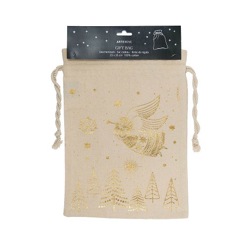 Gift sack cotton Christmas angel