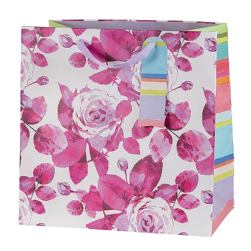 Gift bag XL Colour Blocking Artwork Rose