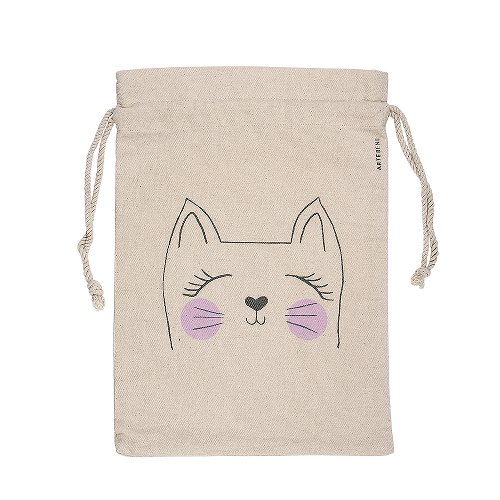 Gift bag cotton ORGANICS kitten