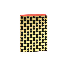 Notizbuch Muster Schwarz Gold DIN A6