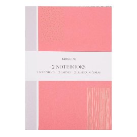 Notizheft 2er Set Muster Pink DIN A5