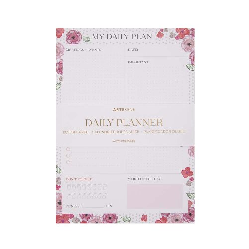 Daily planner blossoms
