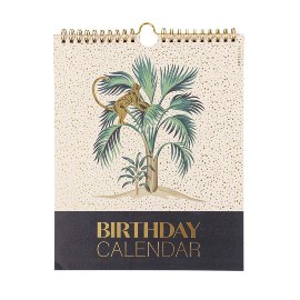 Birthday calendar jungle couture