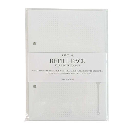 Refill pack recipe folder DIN A5