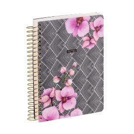 Notebook DIN A5 spiral orchids