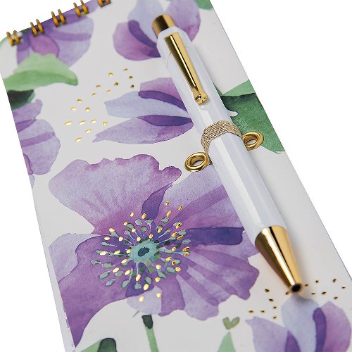 Notebook ball pen poppy blossom