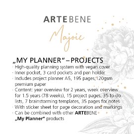 MAJOIE My Planner DIN A5 Projekte Create