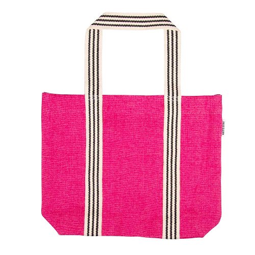 Shopper Bag Organics Jute Pink