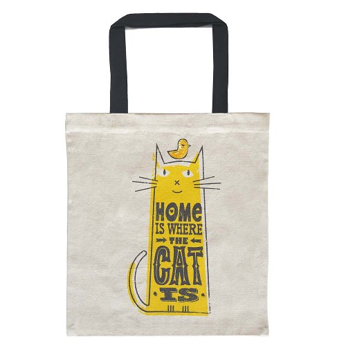 Shopper Easybag Home is where the cat is