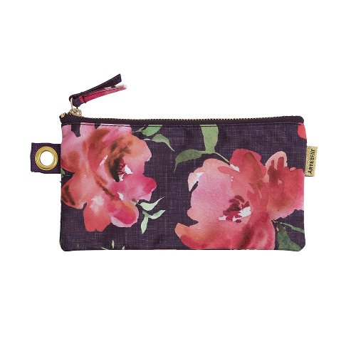 Pouch watercolour roses